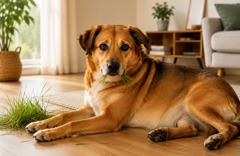 Hund frisst Gras – Warum Hunde Gras fressen und wann du aufmerksam werden solltest