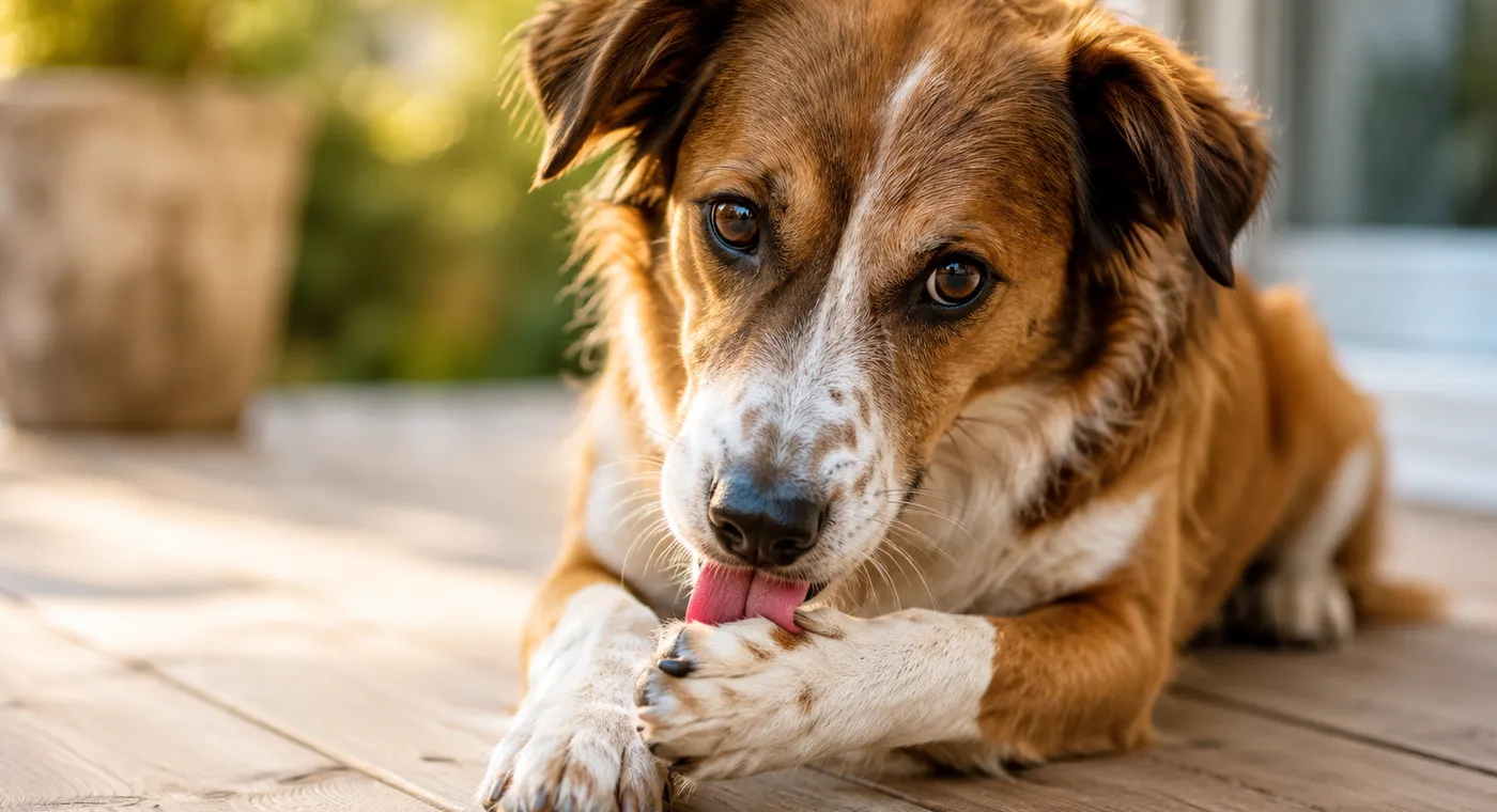 Pfoten lecken beim Hund – Ursachen erkennen und wann du handeln solltest