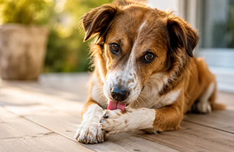 Pfoten lecken beim Hund – Ursachen erkennen und wann du handeln solltest