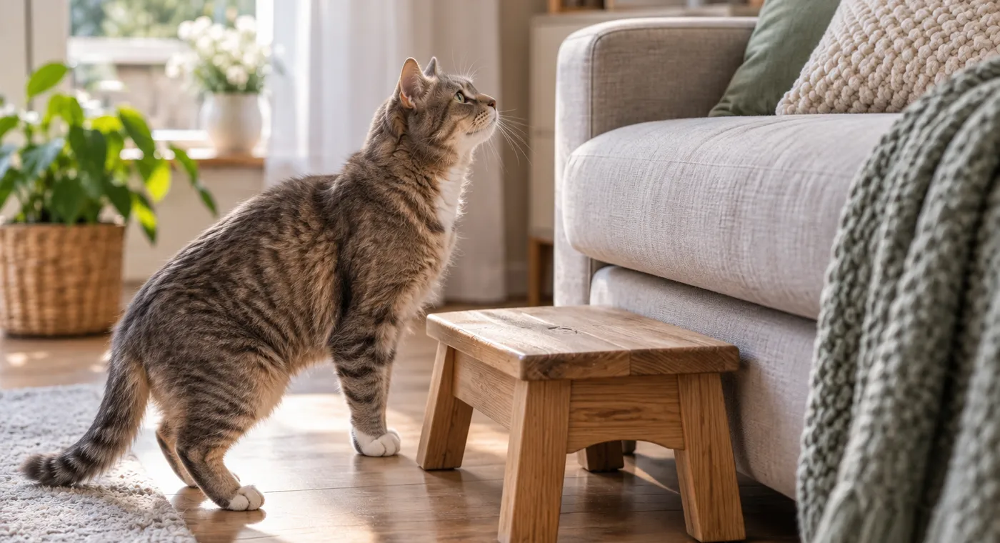 Alte Katze springt nicht mehr hoch – ist das wirklich nur das Alter?