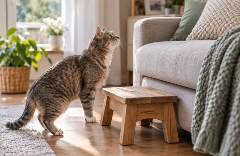Alte Katze springt nicht mehr hoch – ist das wirklich nur das Alter?