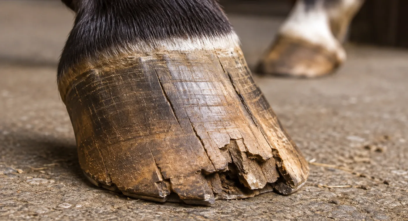 Brüchige Hufe beim Pferd: Wenn ständig wieder etwas wegbricht