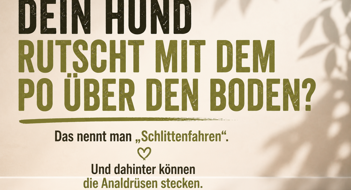 Analdrüsen beim Hund ständig voll – was Futter und Verdauung damit zu tun haben können