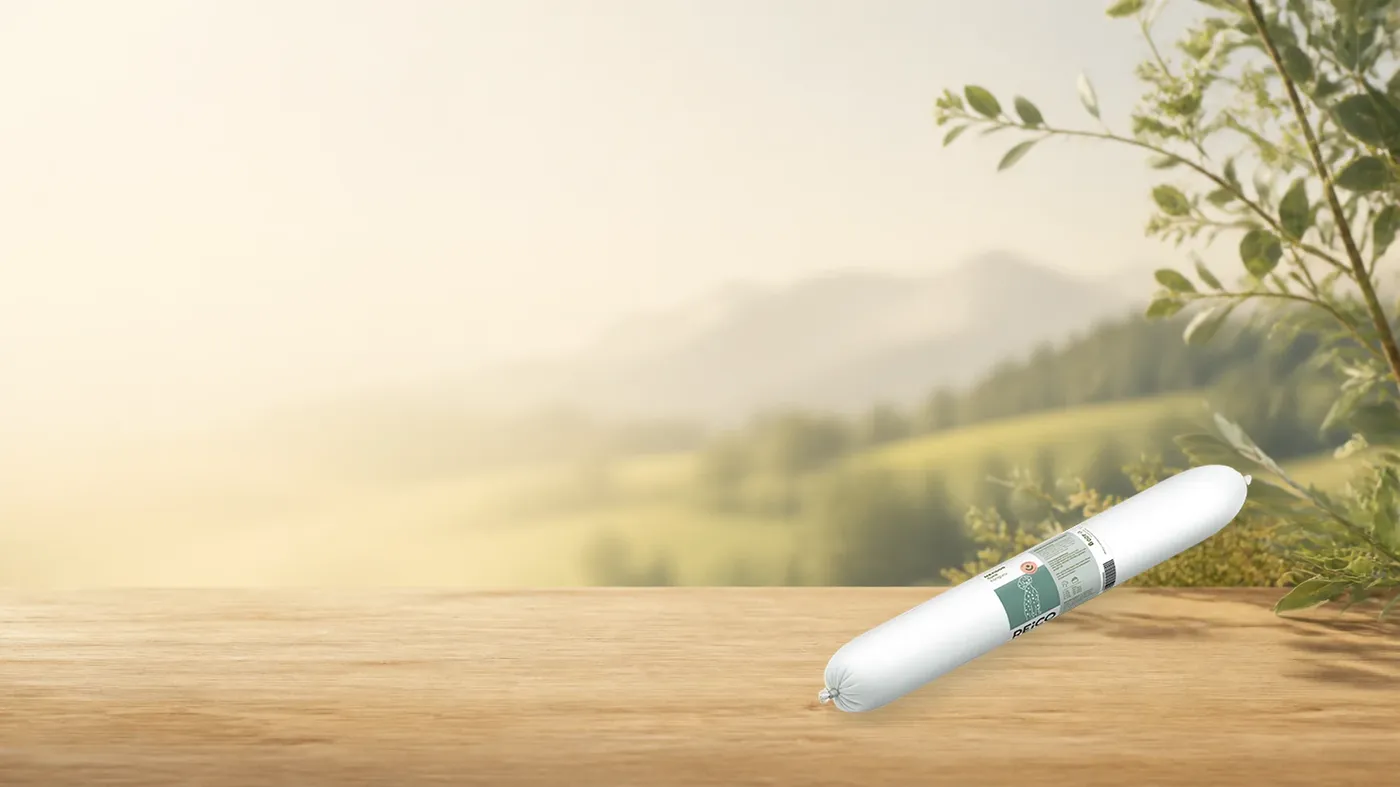 MAXiDOG Cura Känguru, 400 g – offizielles REiCO Produktmotiv in warmer Naturkulisse mit heller Holzfläche.
