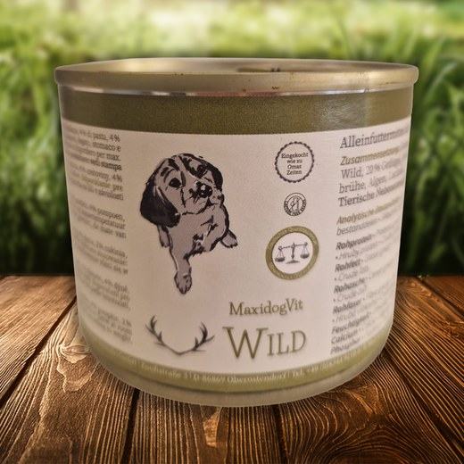 MaxiDogVit Wild – Nassfutter für Hunde
