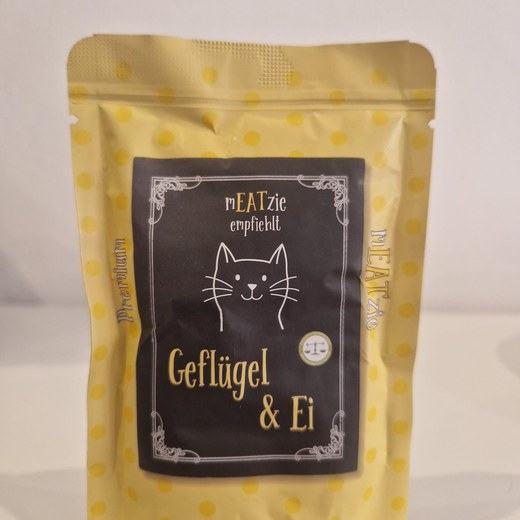 mEATzie Geflügelfleisch & Ei – Nassfutter für Katzen