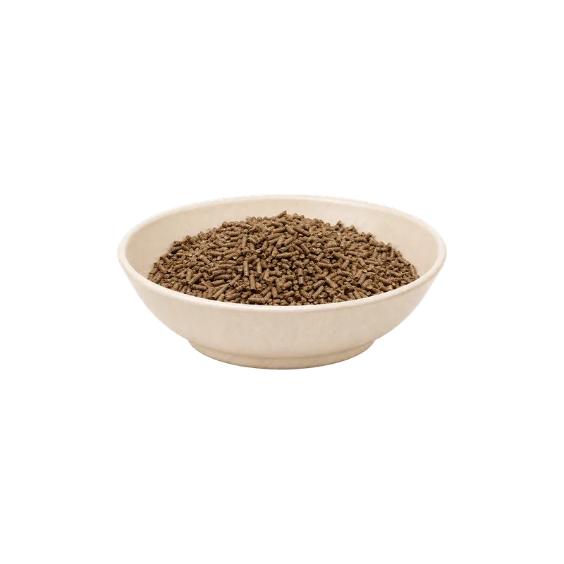 REiCO Ezem/Mauk Vital, 10 kg – Futterdarstellung in der hellen Tierfuttervital-Schale, freigestellt auf transparentem Hintergrund.