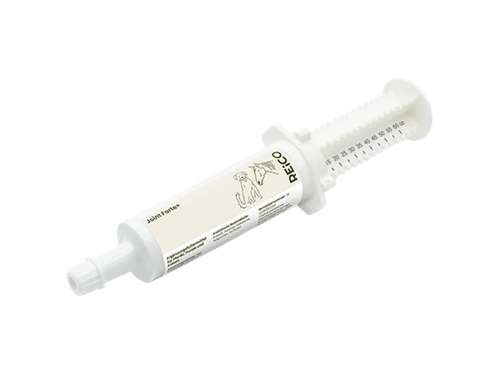 REiCO Joint Forte+, 60 ml – offizielles REiCO Produktmotiv, freigestellt auf transparentem Hintergrund.