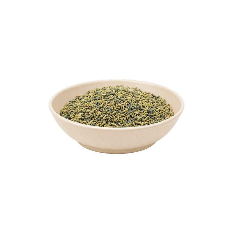 REiCO Sport - Vital, 1 kg – Futterdarstellung in der hellen Tierfuttervital-Schale, freigestellt auf transparentem Hintergrund.