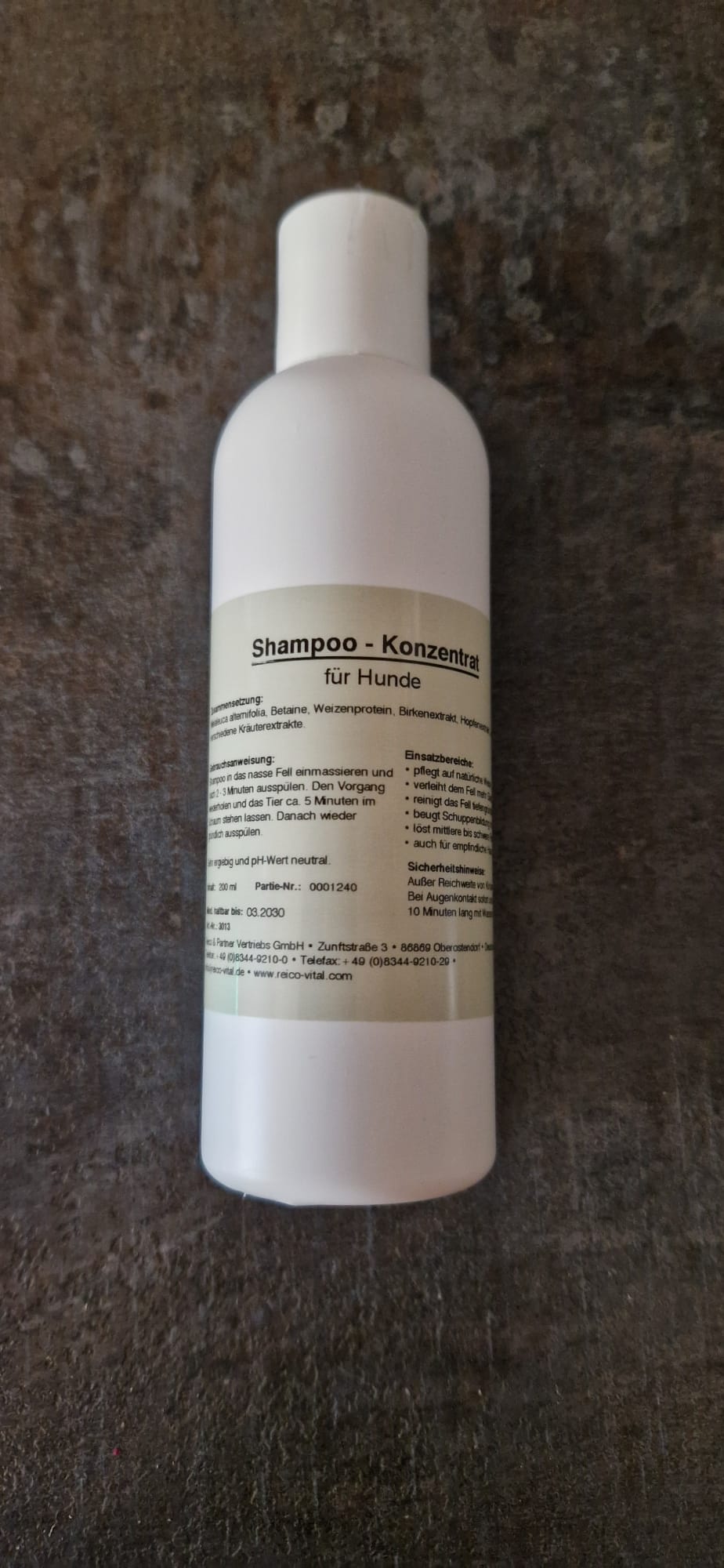 Reico Flasche Shampoo Konzentrat